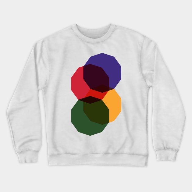 Decagons Crewneck Sweatshirt by Avengedqrow